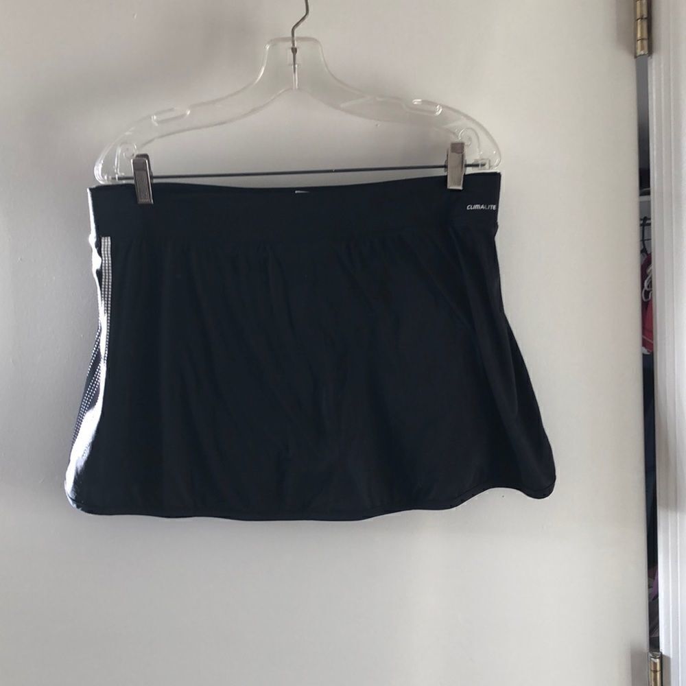 Adidas Climalite Tennis Skort Size L Black GUC